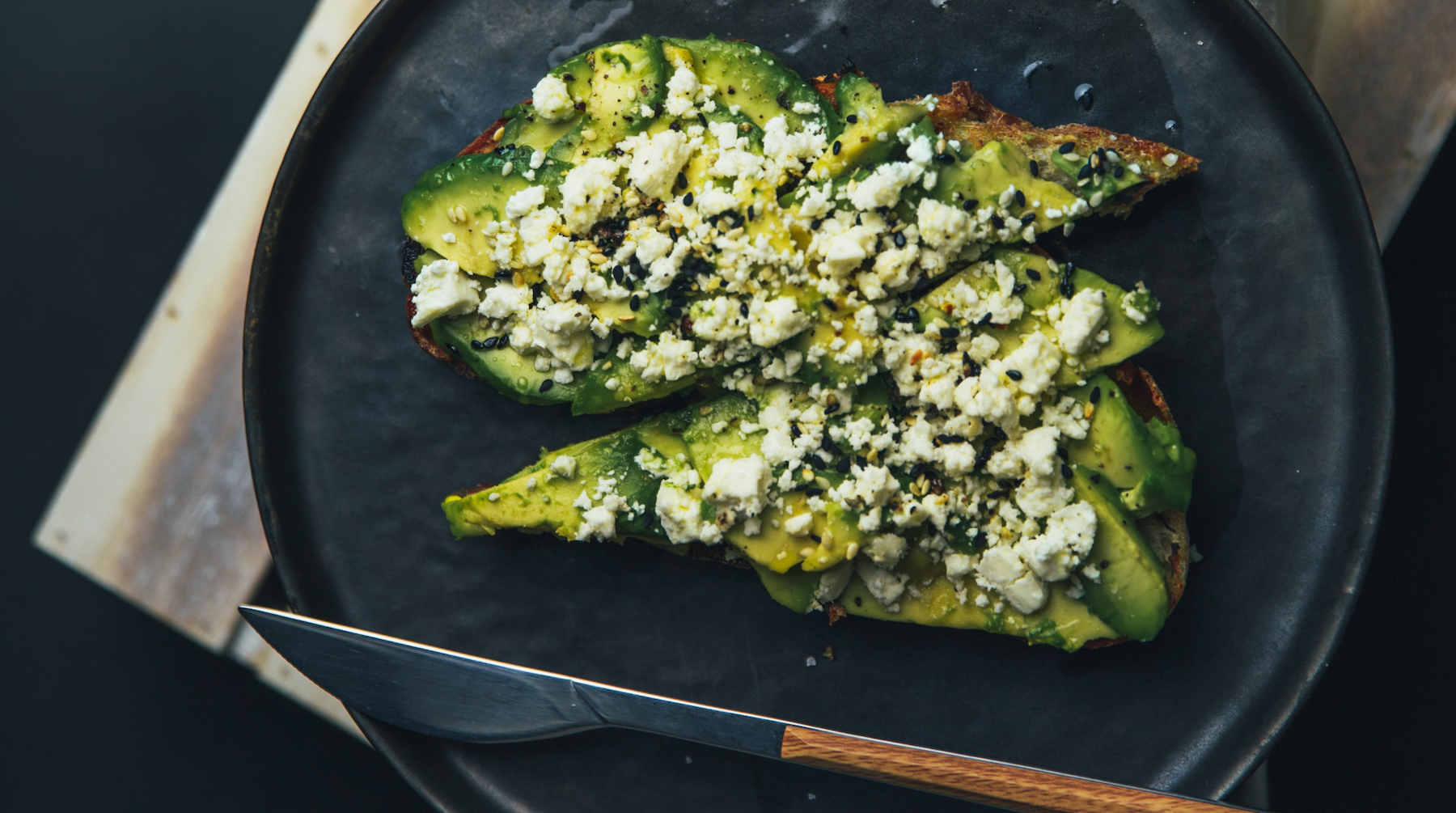 Avokado toast med sort Ceylon peber